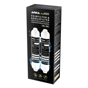 ARKA myAqua 190/380 - Feinfilter & Kohlefilter Set für Umkehrosmoseanlage